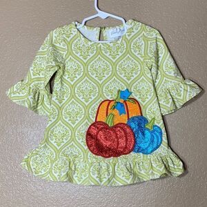 ‎Emily Rose toddler girl pumpkin dress